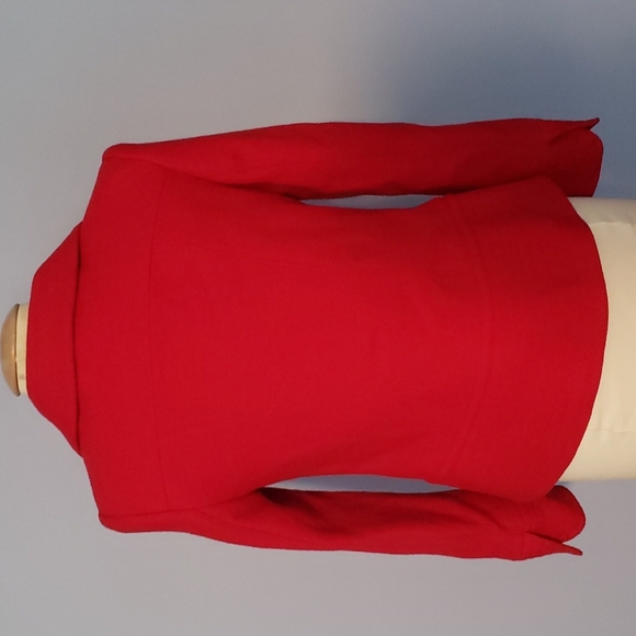 Pendleton red button up pea coat size small - Picture 3 of 8